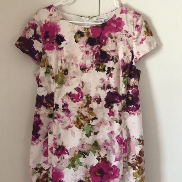 Woman’s Liz Claiborne sheath floral spring midi dress - Picture 2 of 13